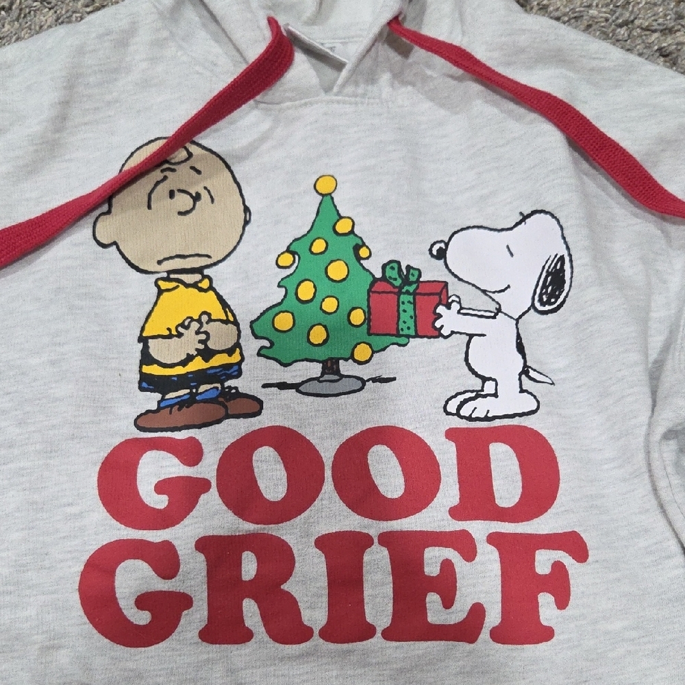Peanuts Christmas Charlie Brown And Snoopy Hoodie - Picture 3 of 3